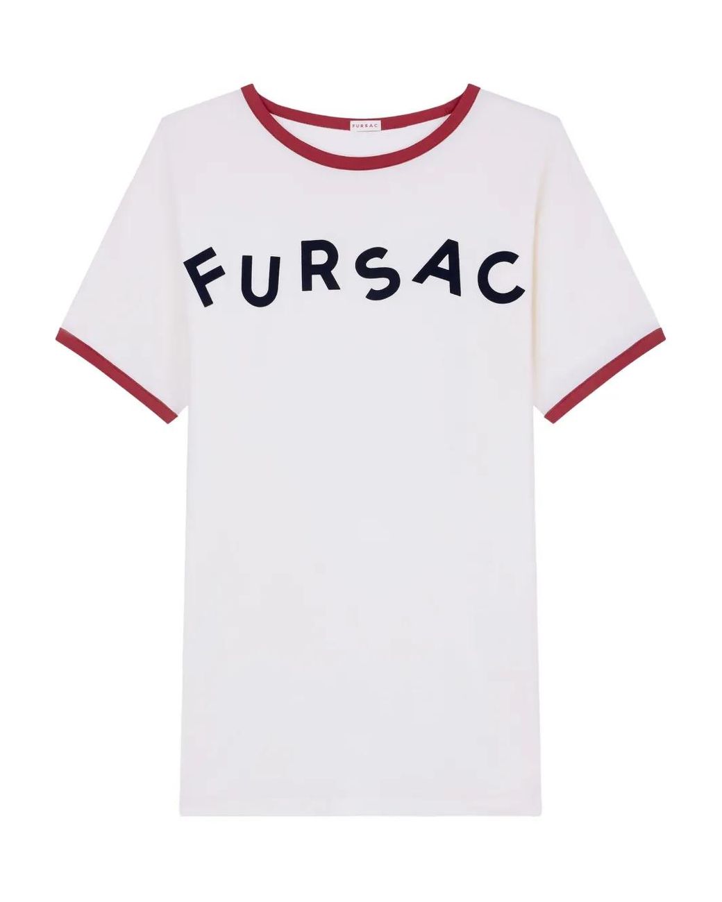 Fursac White Logo-Print T-Shirt for men