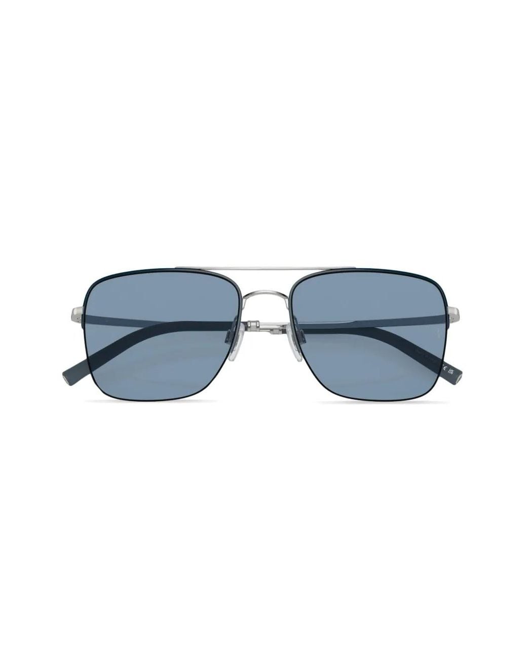 メンズ Oliver Peoples R-2 スクエアフレーム サングラス Blue