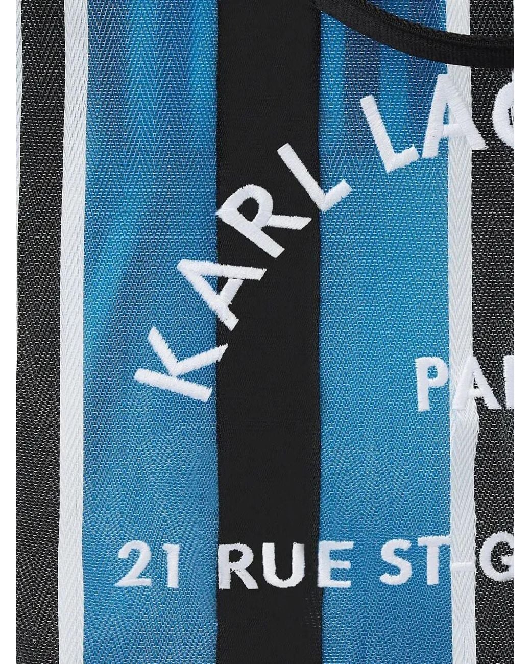 Karl Lagerfeld Blue Large K/Rsg Tote Bag