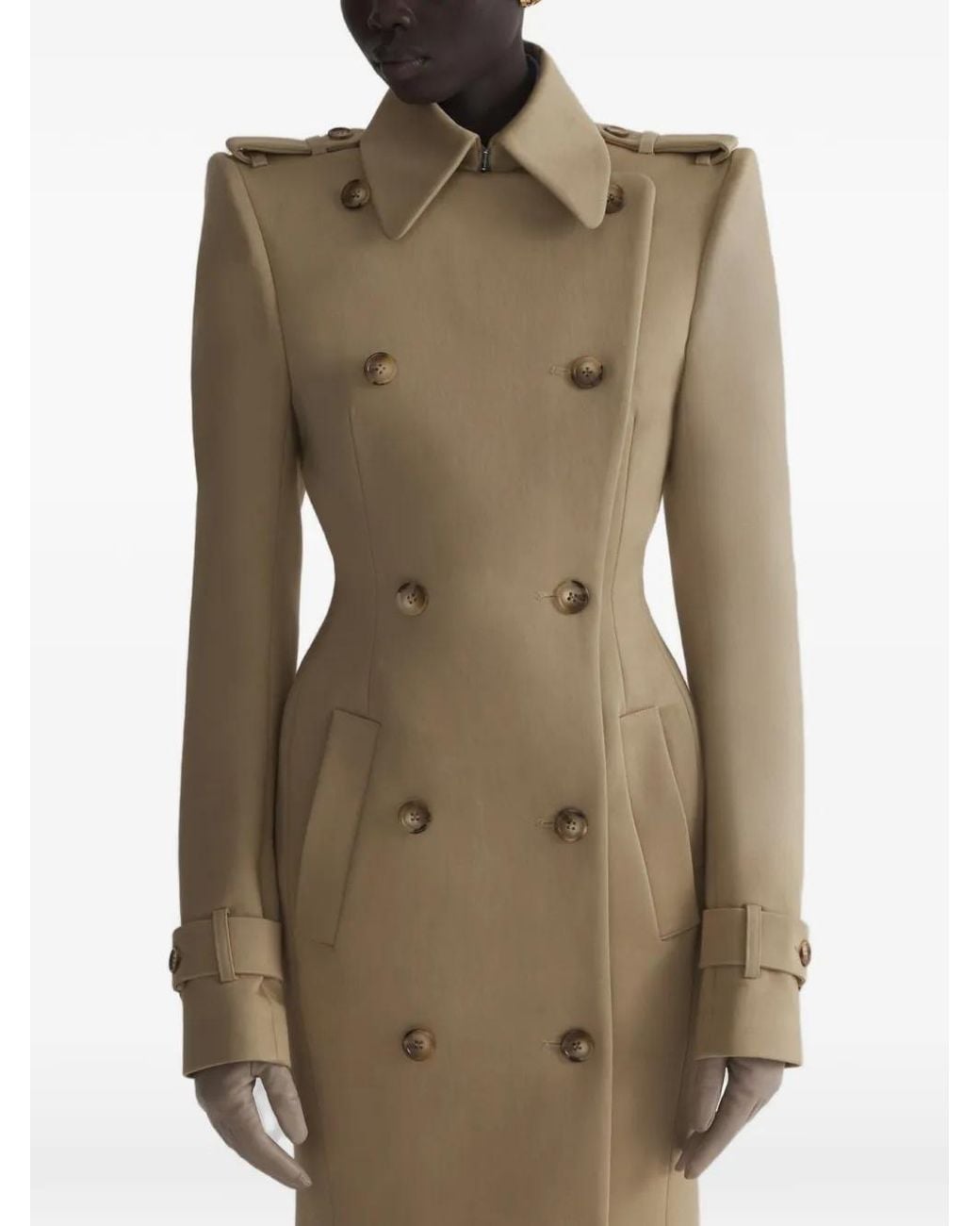 Mugler Natural Hourglass Trench Coat