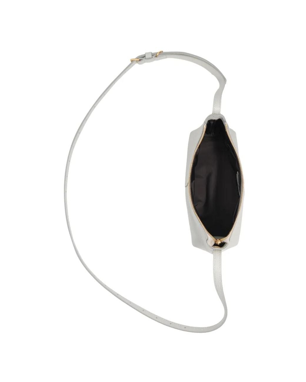 Bimba Y Lola Gray Stone- Leather Mini Crossbody Bag