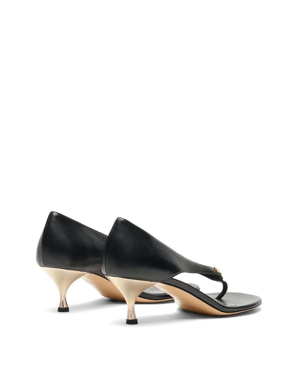 Casadei Black Chic Julia Leather Sandals
