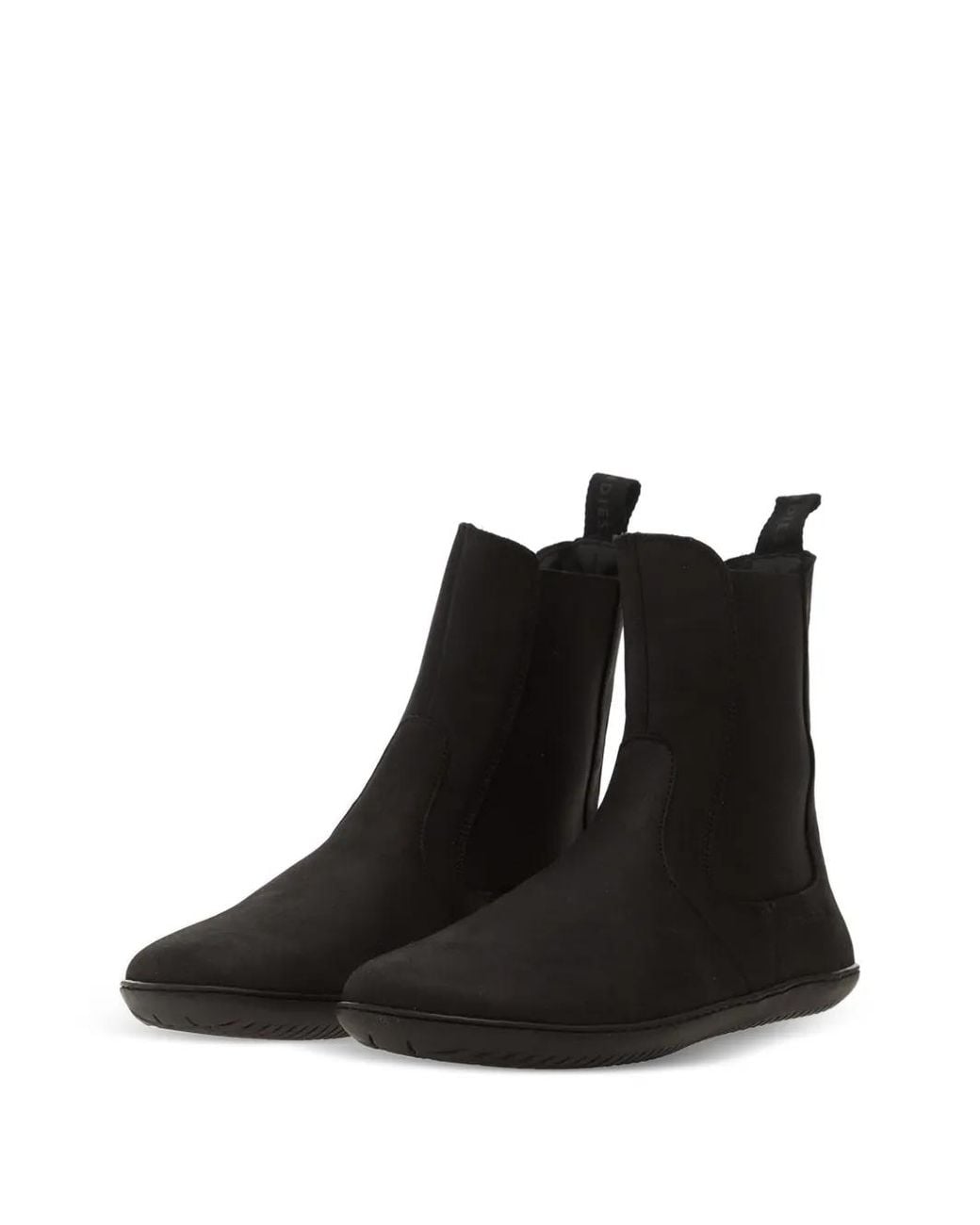 Groundies Black Camden Elasticated-Panels Boots