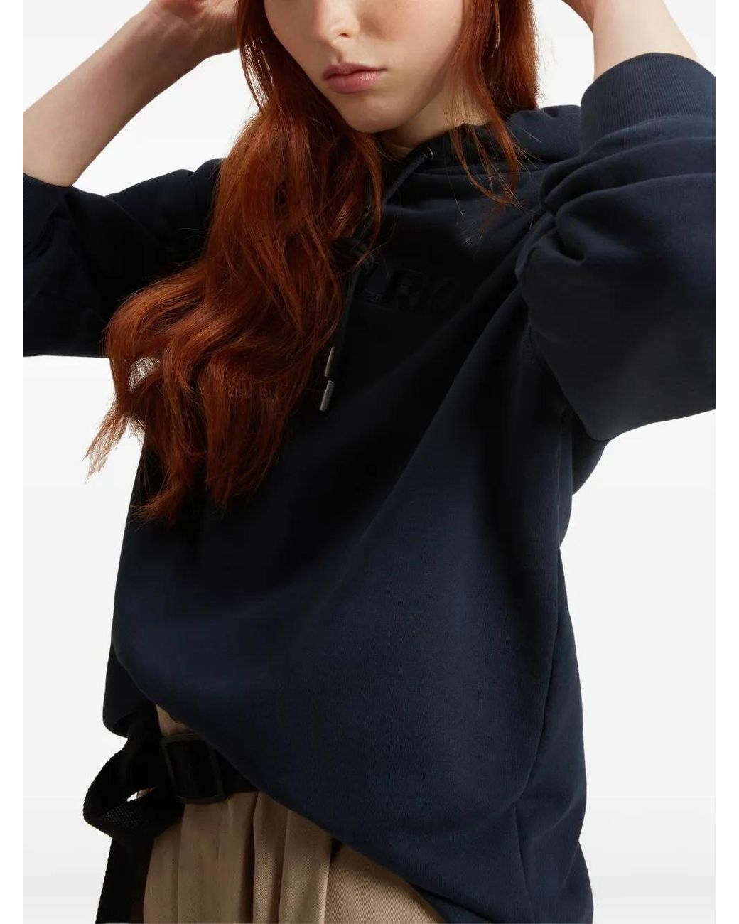 Woolrich Blue Cotton Hoodie