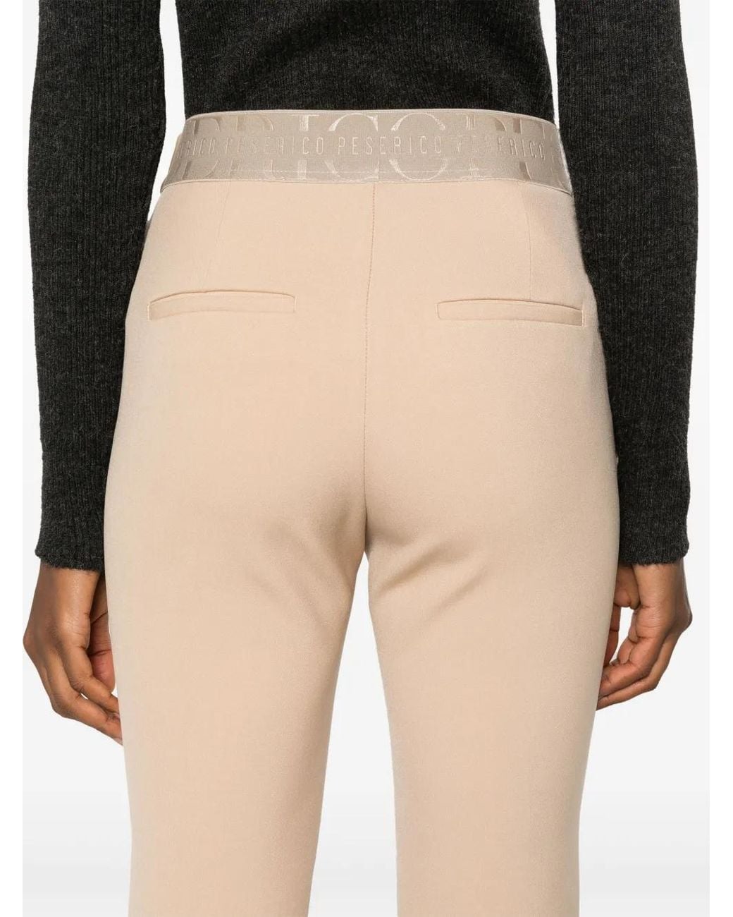Peserico Natural Slim Trousers