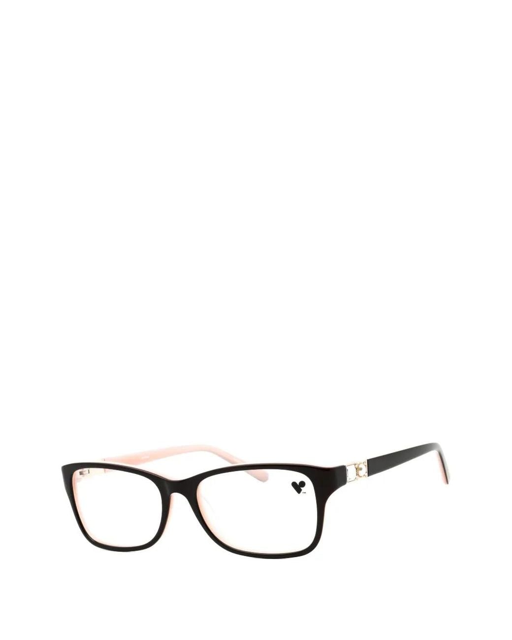 Bebe Black Lunettes De Vue À Monture Rectangulaire