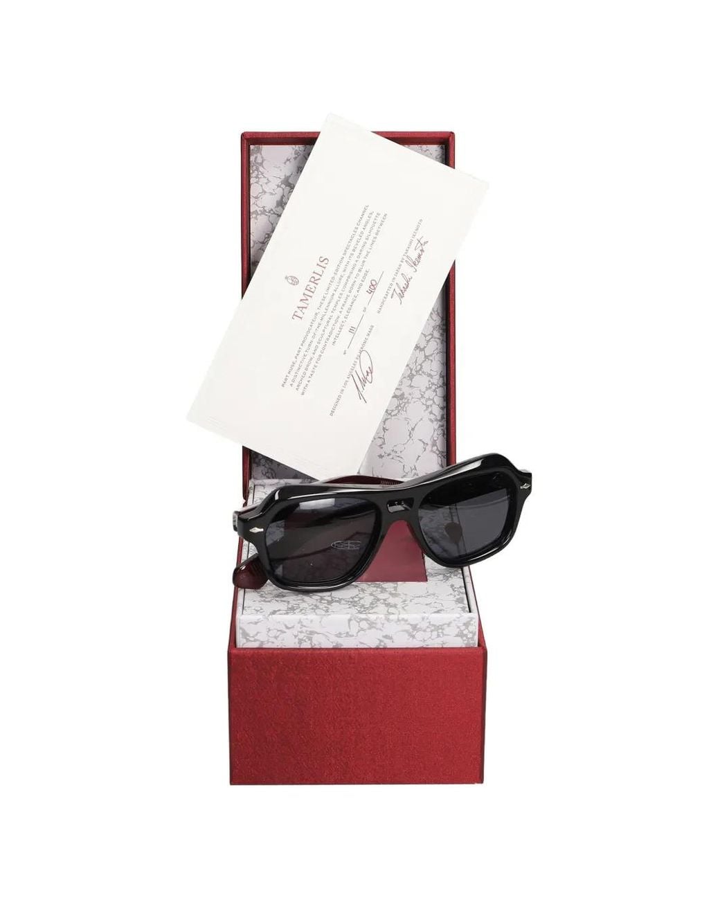 Jacques Marie Mage Black Tamerlis Pilot-Frame Sunglasses