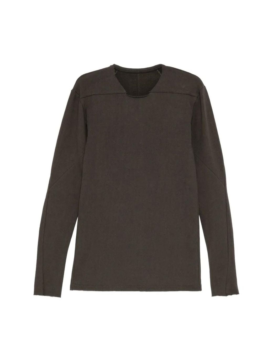 DEVOA Gray Long-Sleeve Anatomical T-Shirt for men