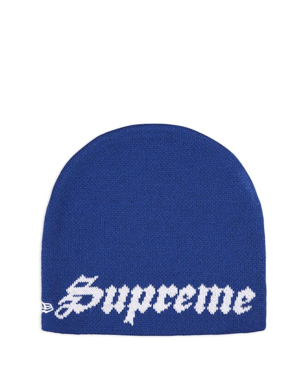 X New Era Berretto Ghostface di Supreme in Blue da Uomo