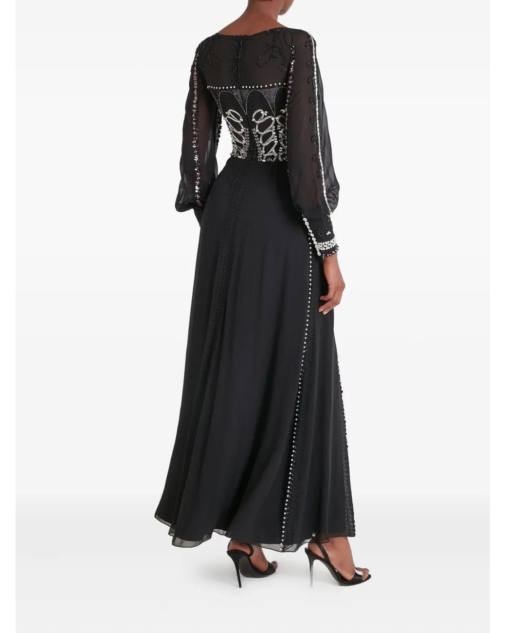 Temperley London Black Sofia Gown Dress
