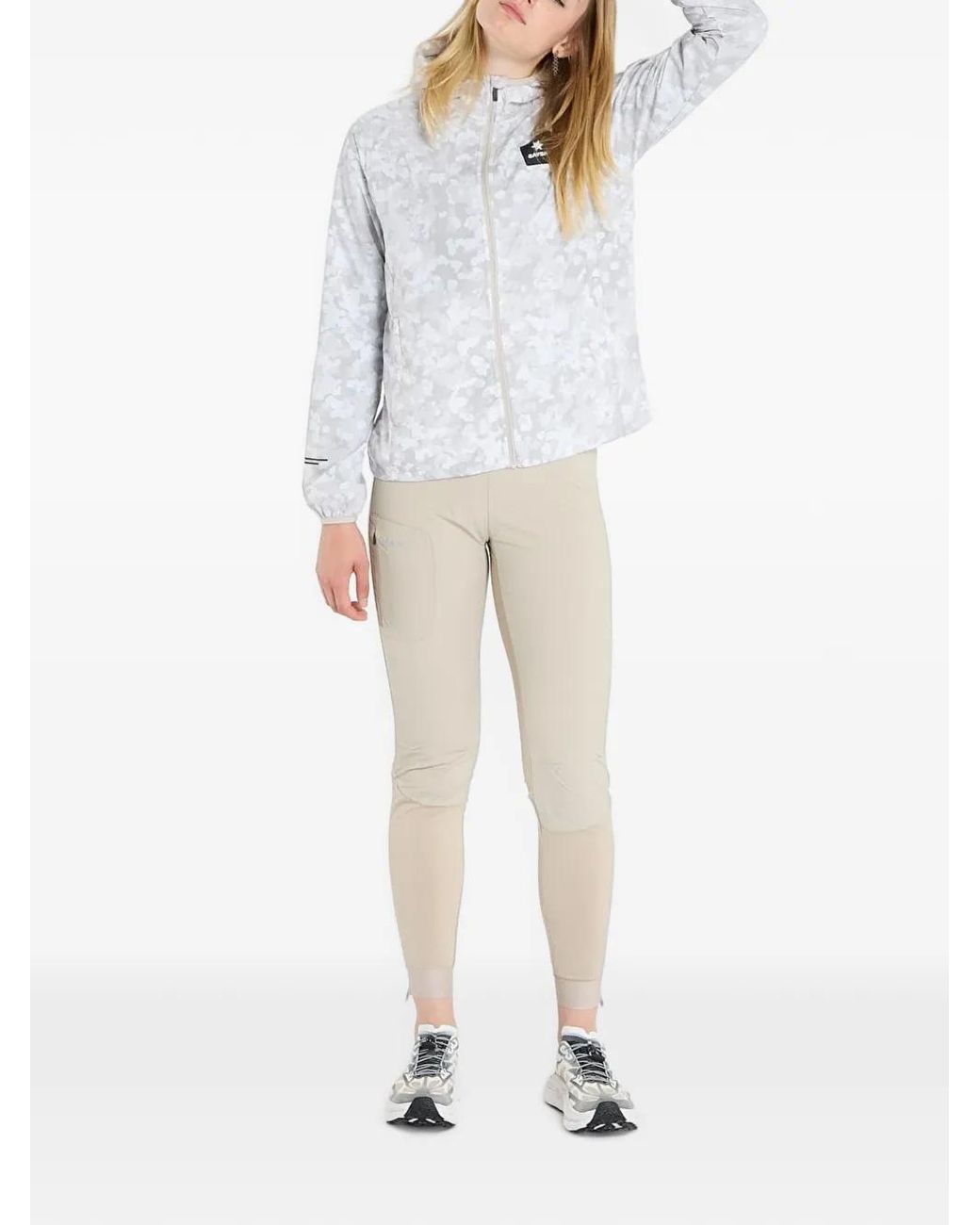 Saysky White Camo-Print Jacket