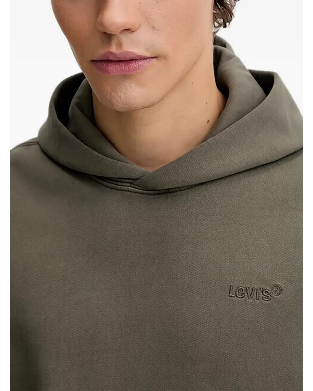 Levi's Gray Relaxed Hoodie for men