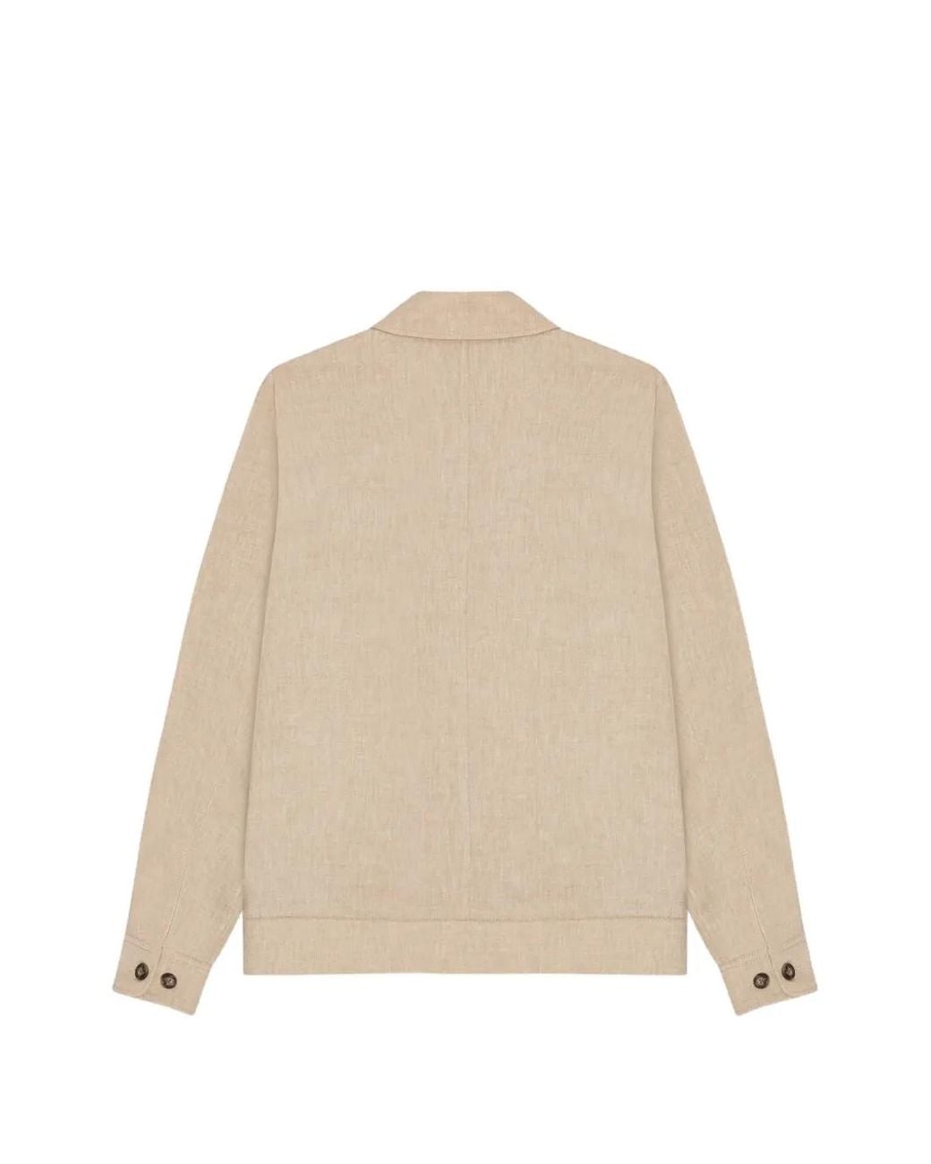 Les Deux Natural Zip-Up Collared Jacket for men