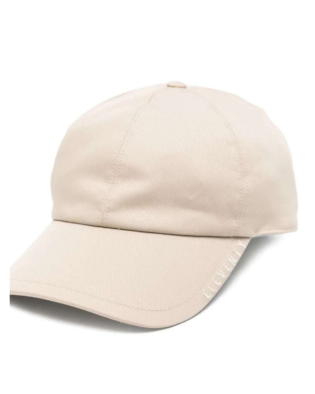 Eleventy Natural Logo Hat for men