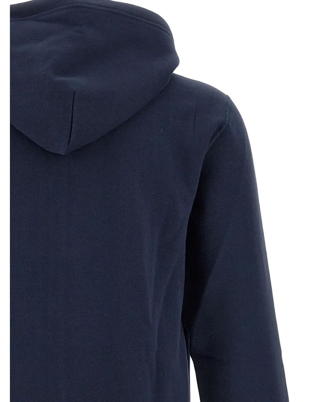 Polo Ralph Lauren Blue Logo-Embroidered Zip-Up Hoodie for men