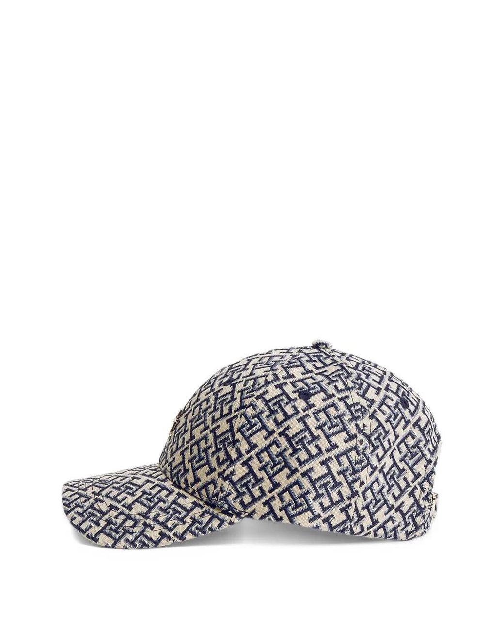 Tommy Hilfiger White Th Monogram Baseball Cap