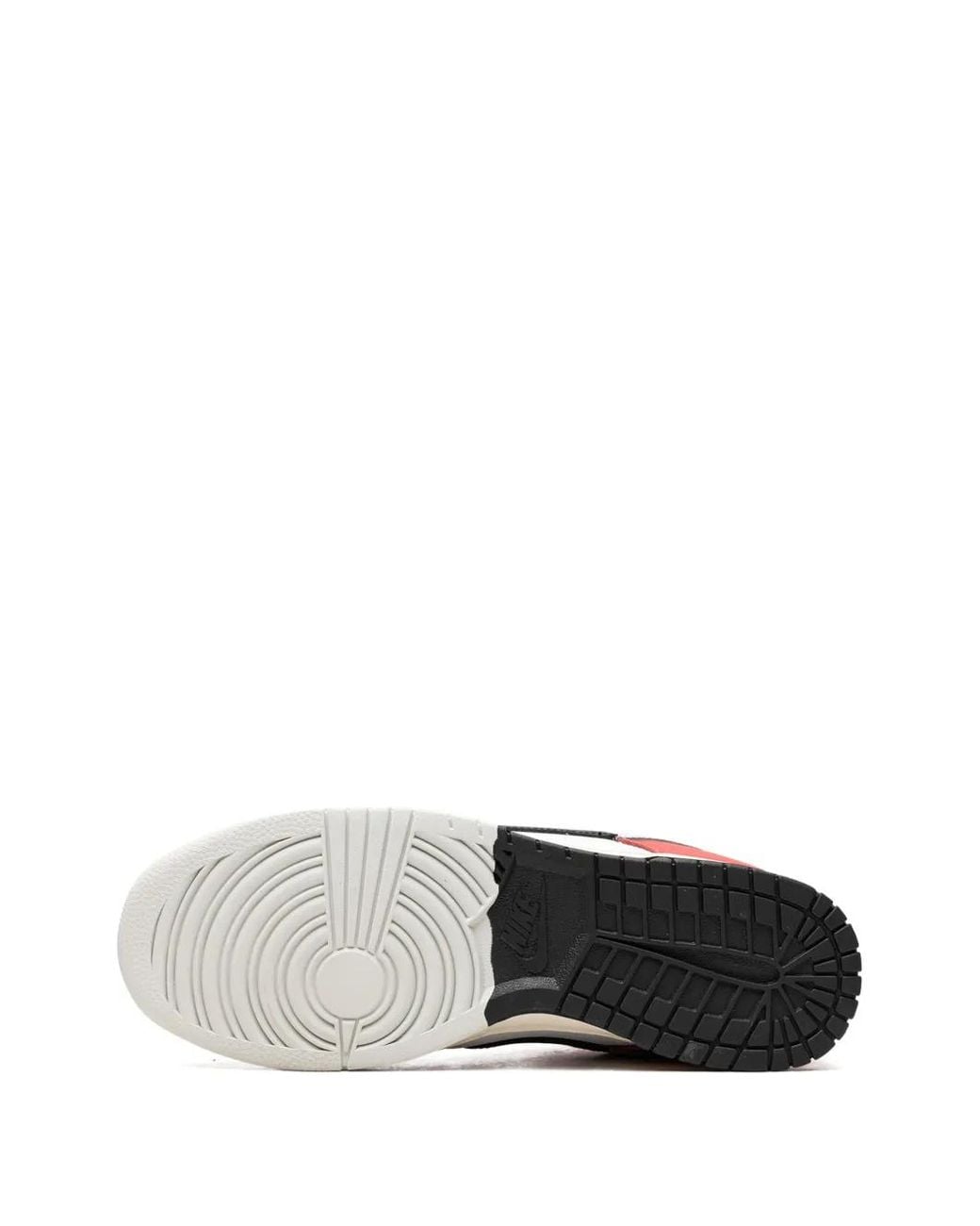 Nike Red Dunk Low "Chicago Split" Sneakers