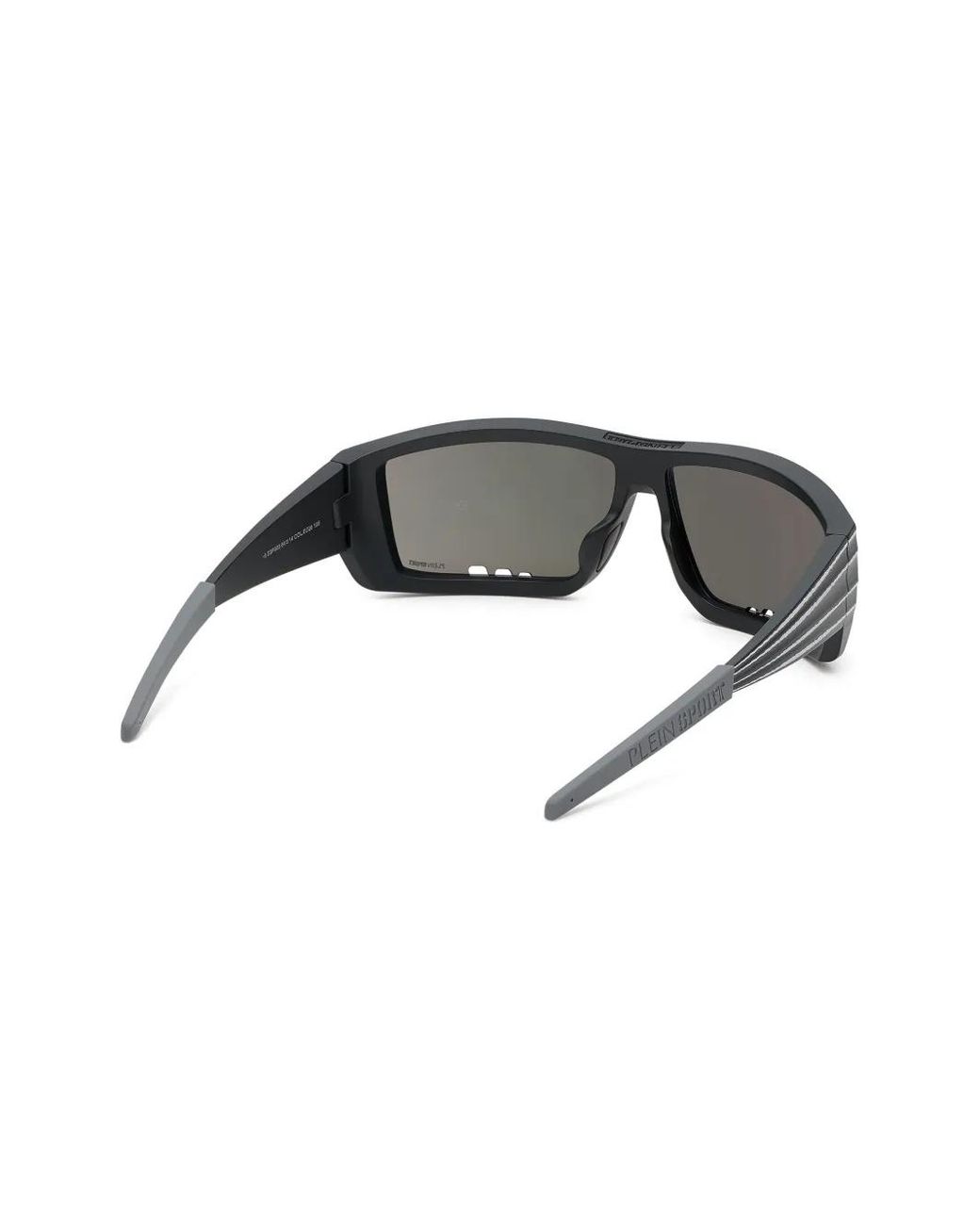 Philipp Plein Gray Fierless Rectangle-Frame Sunglasses for men