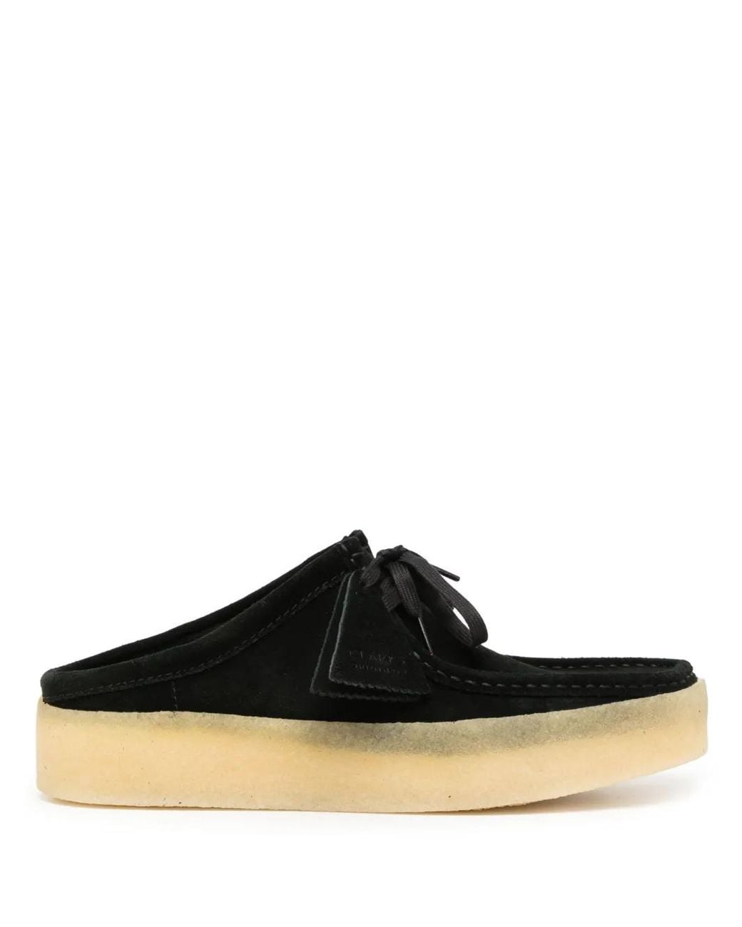 Clarks Black Wallabee Cup Slip-On Loafers for men