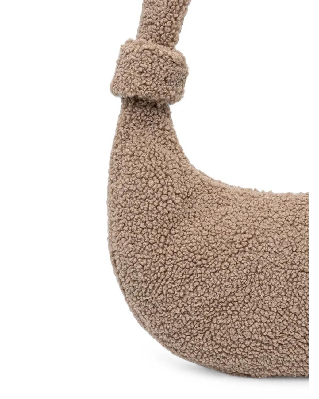 Mos Mosh Natural Mmcia Fleece-Texture Shoulder Bag