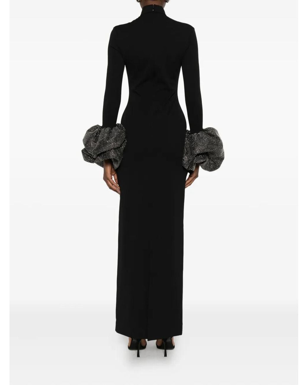 Solace London Black Viviana Maxi Dress