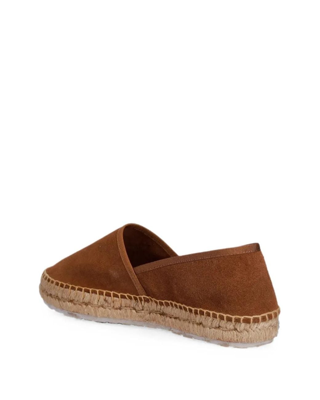 Love Moschino Brown Suede Braided-Sole Espadrilles