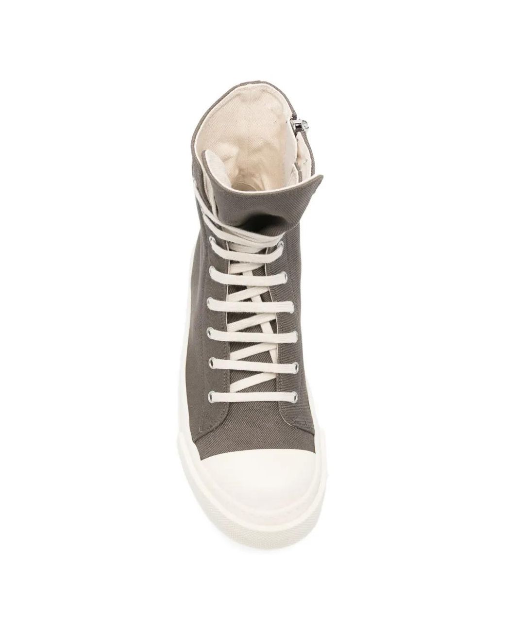 Rick Owens Natural Geobasket Sneakers for men