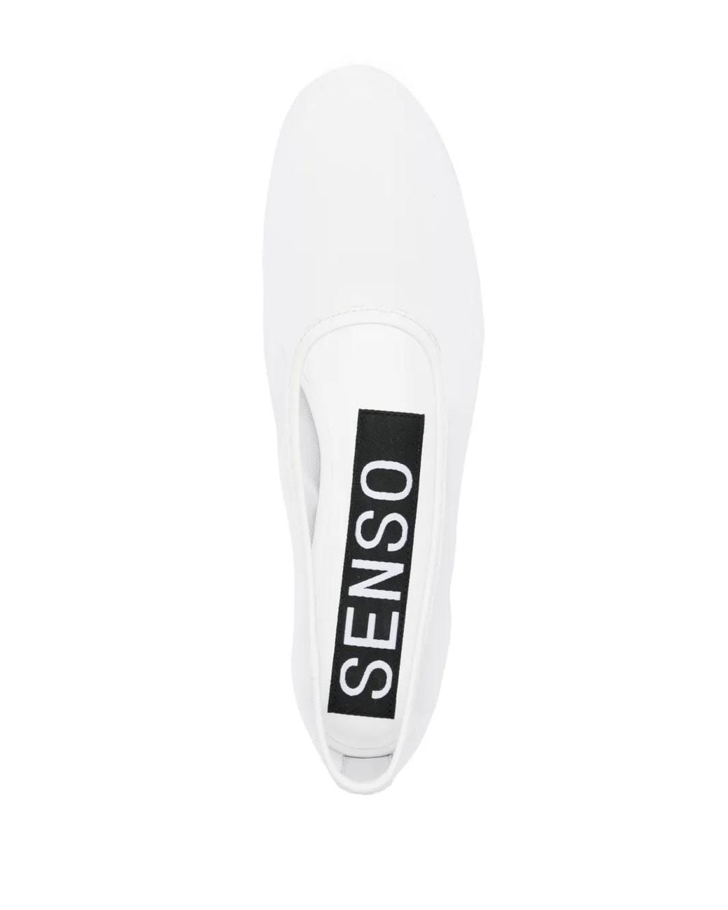 Senso White Dena Mesh-Panelling Shoes