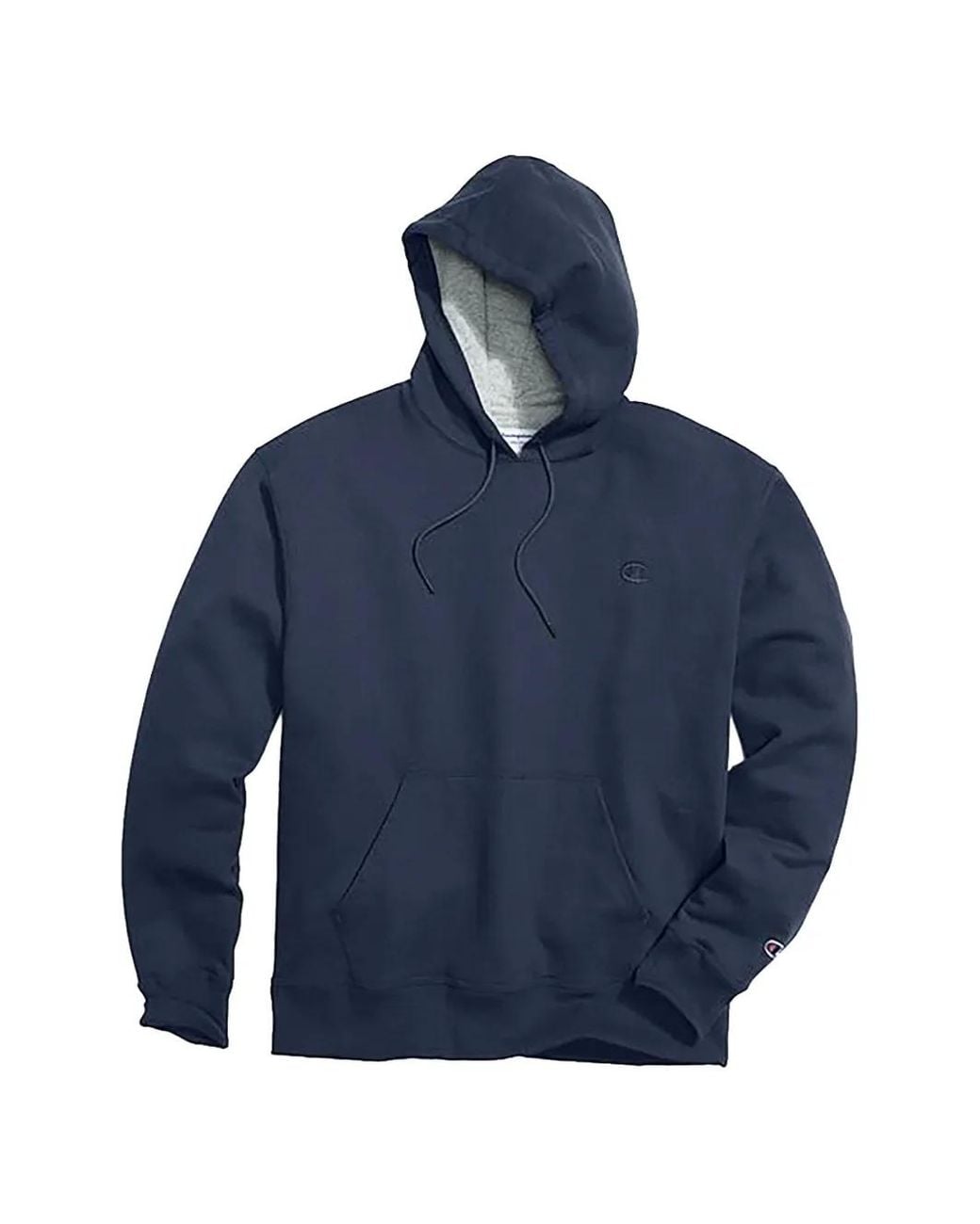 Champion Blue Drawstrings Hoodie for men