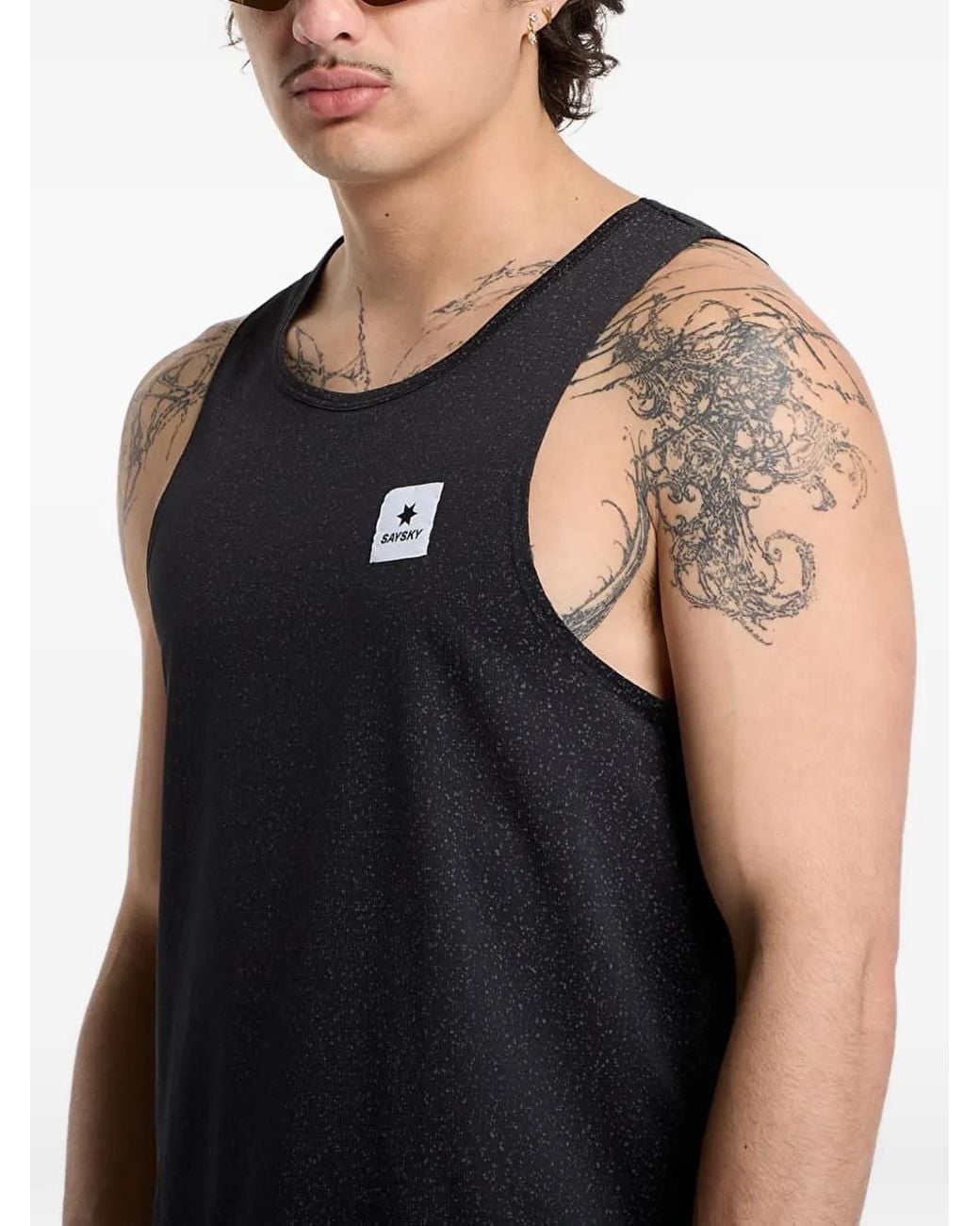 Saysky Black Universe Combat Tank for men