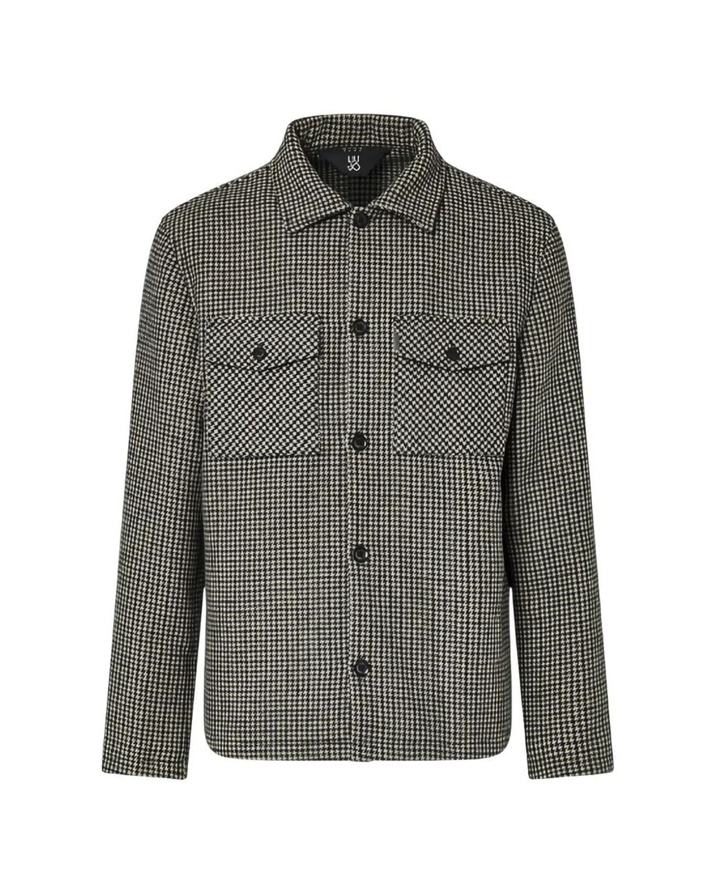 Liu Jo Gray Jacket Overshirt for men