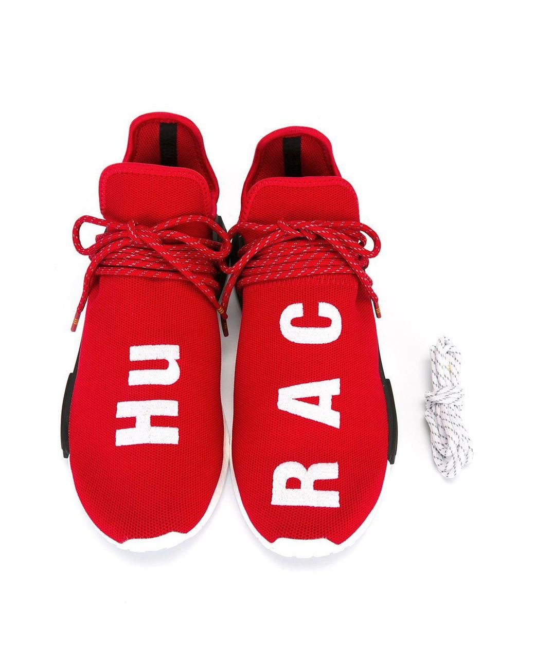 adidas Rubber Pharrell X Hu Nmd Red Human Race Sneakers for Men - Save 41%  | Lyst