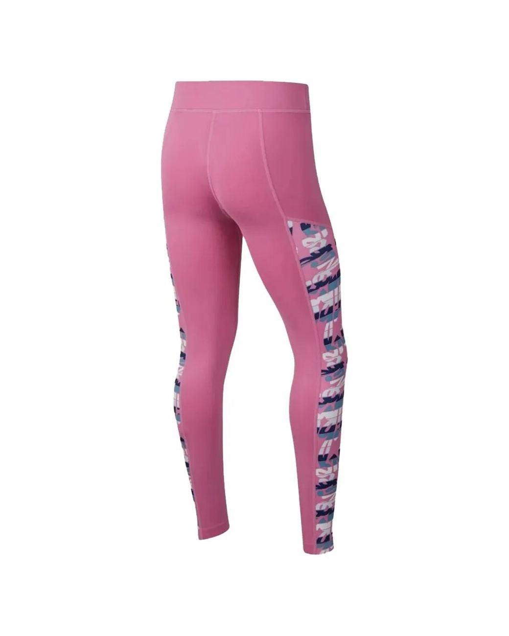 Nike Pink Patterned Training Tights