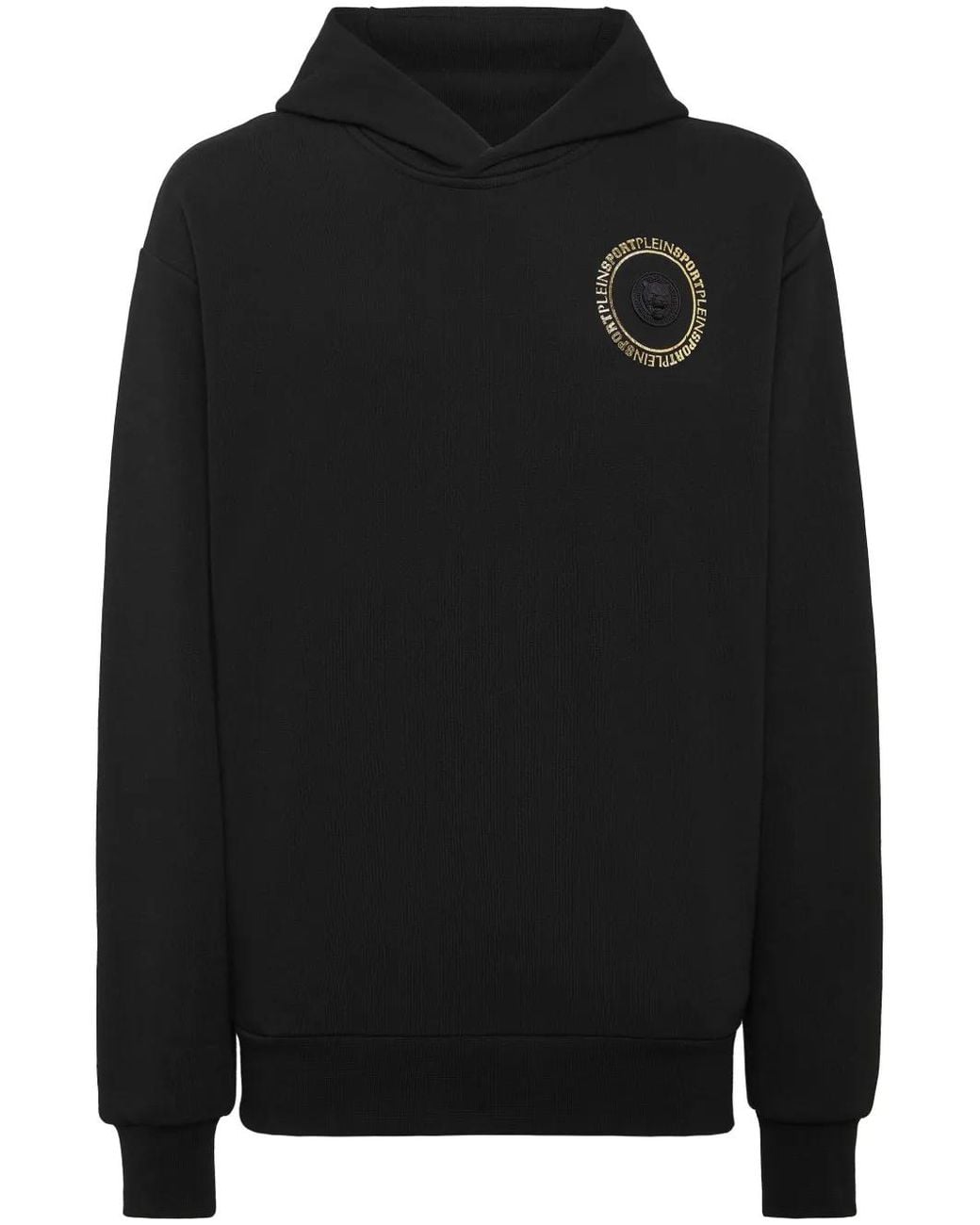 Philipp Plein Black Tiger Hoodie for men