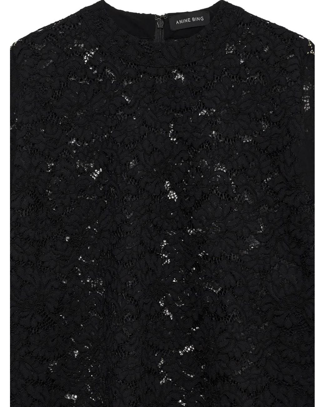 Anine Bing Black Zeina Top