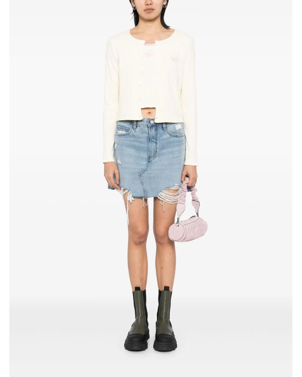Chocoolate White Logo-Embroidered Top