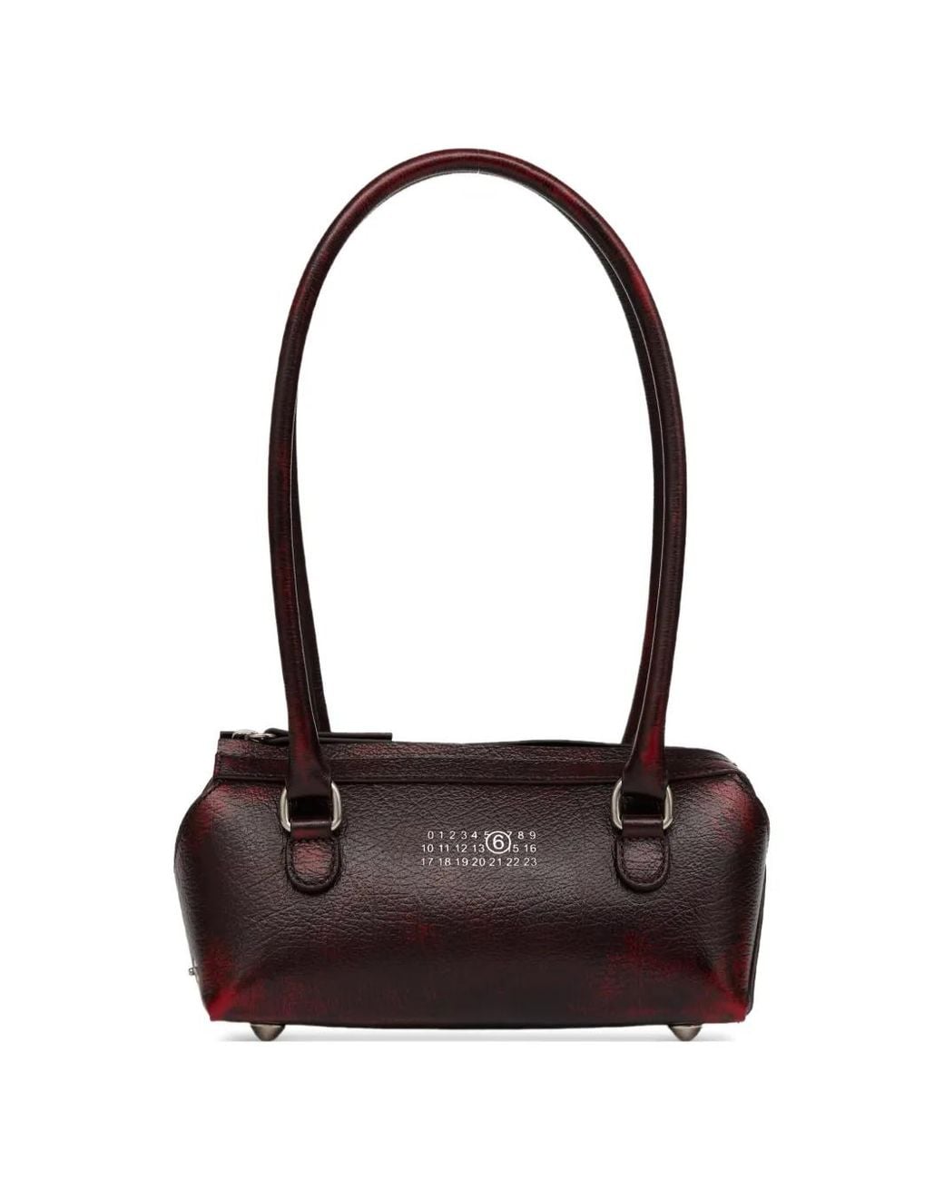 MM6 by Maison Margiela White New Bauletto J Mini Bag