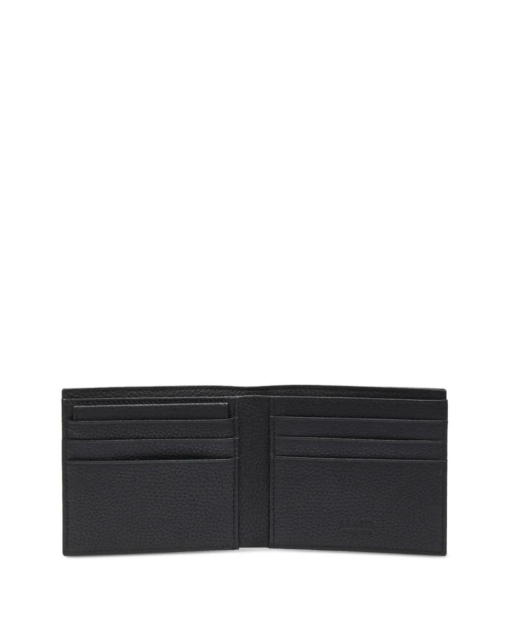 Lancel Black Leon Grained Leather Wallet for men