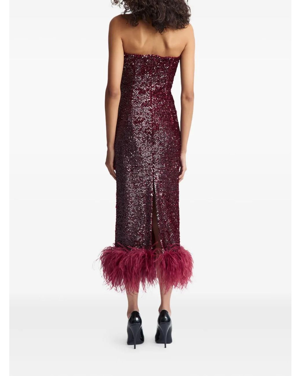 16Arlington Purple Minelli Midi Dress