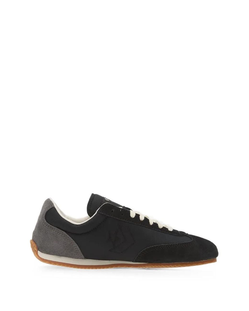 Converse Black Suede-Panelled Jogger Sneakers