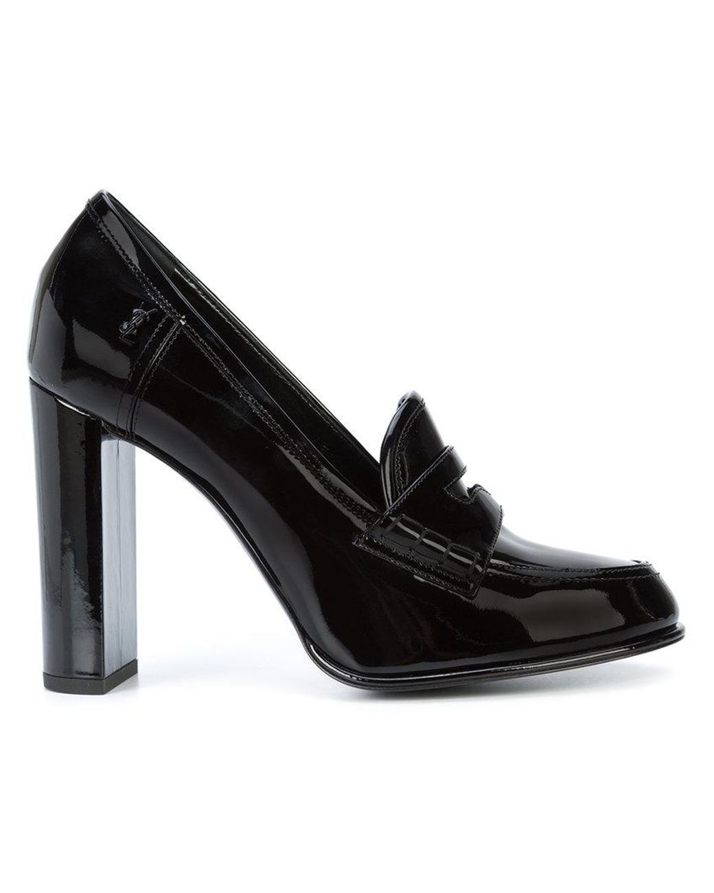 Loafer pumps sale black
