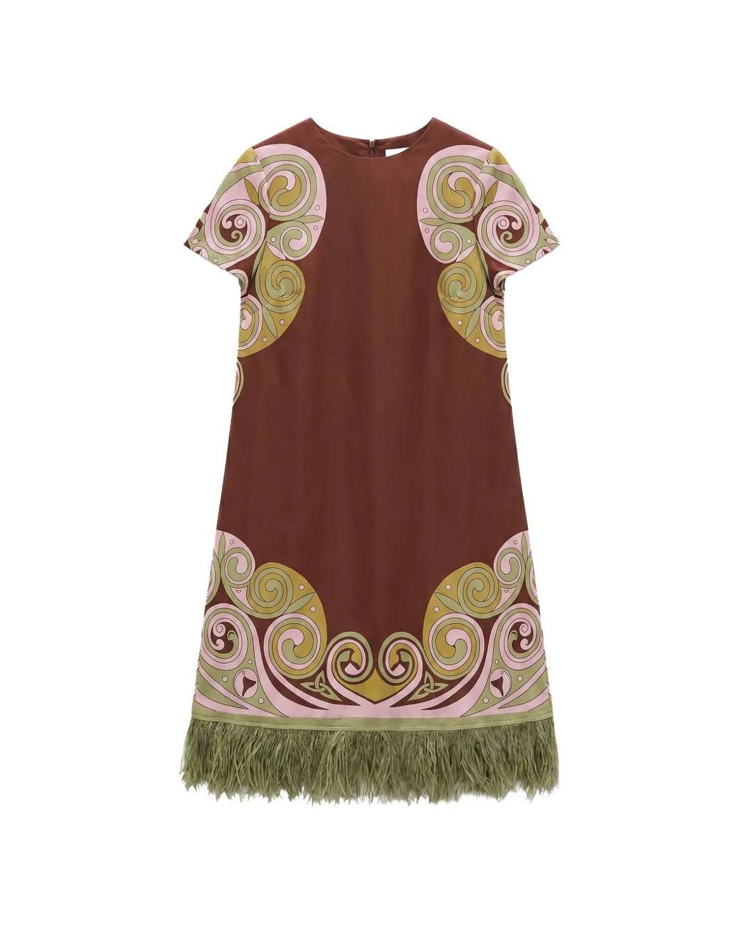 LaDoubleJ Brown Mini Swing Dress