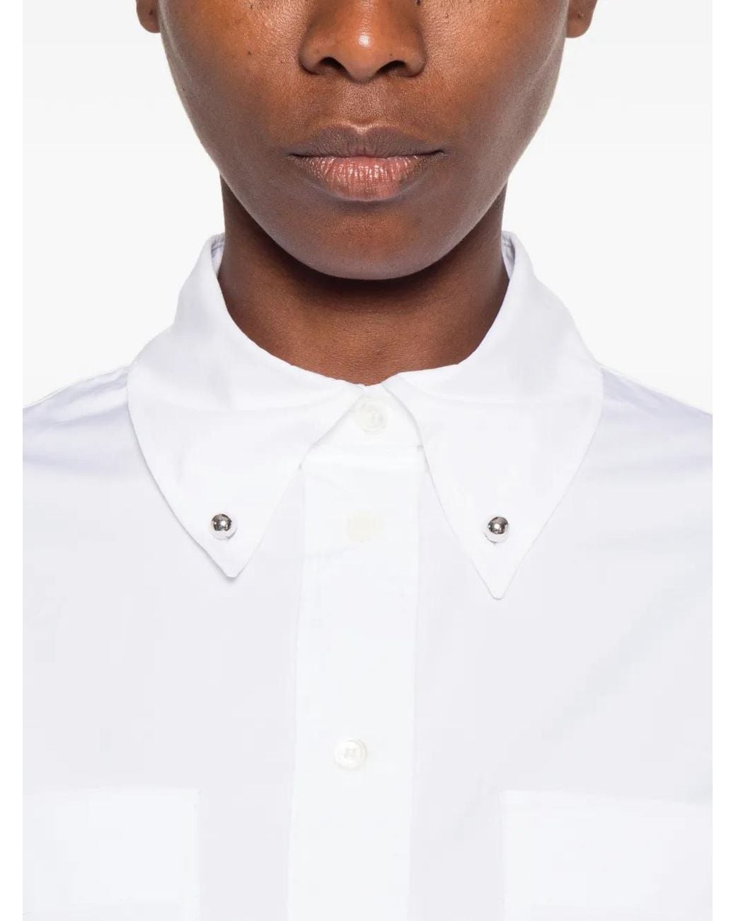 Lanvin White Chest-Pocket Shirt
