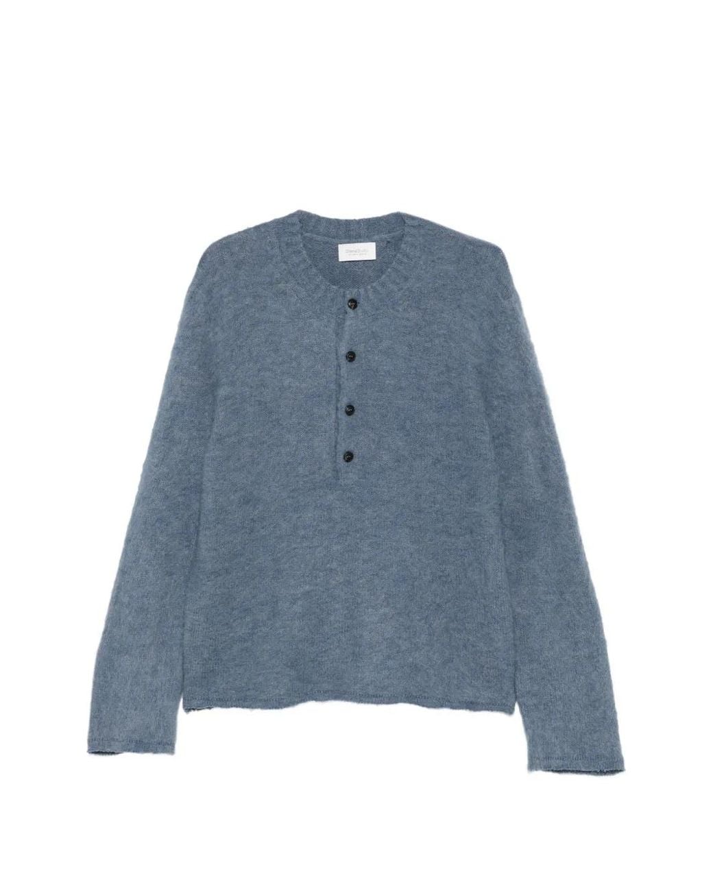 Diana Studio Blue Pull À Patte De Boutonnage for men