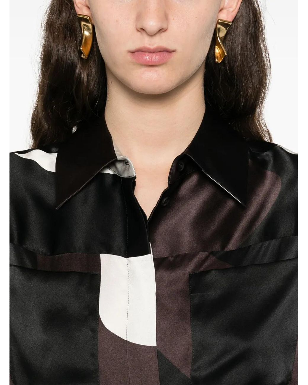 Kiton Black Silk Midi Dress