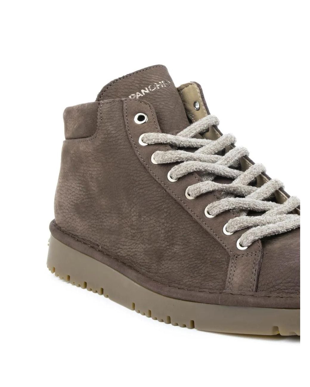 Pànchic Brown P13 Shearling-Lined Boots for men