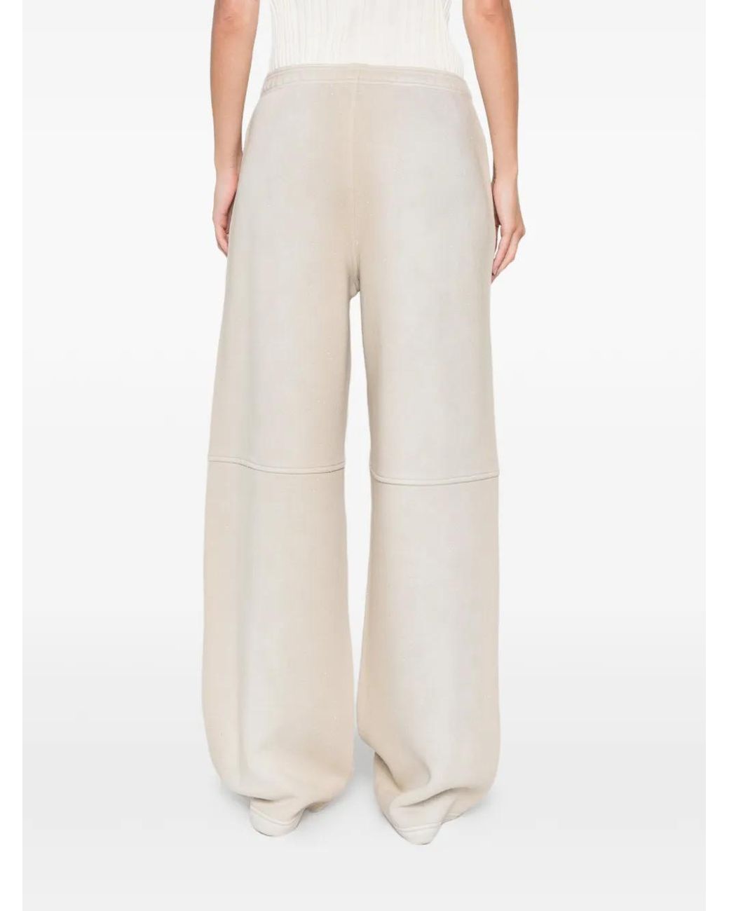 Alexander Wang White Crystal Washed Terry Sweatpant