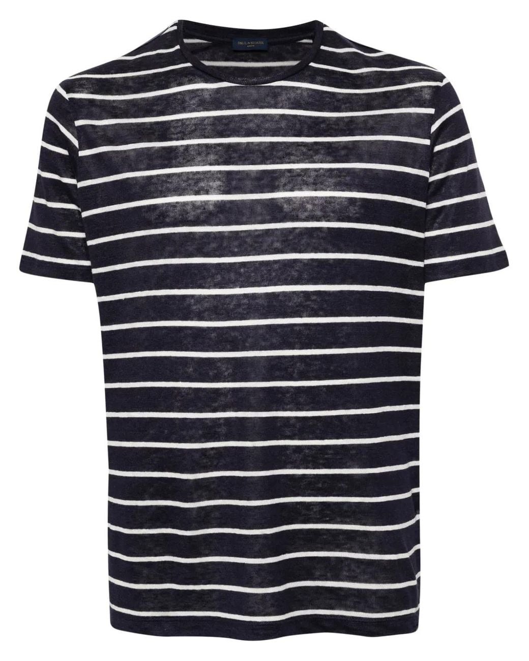Paul & Shark Blue Striped T-Shirt for men