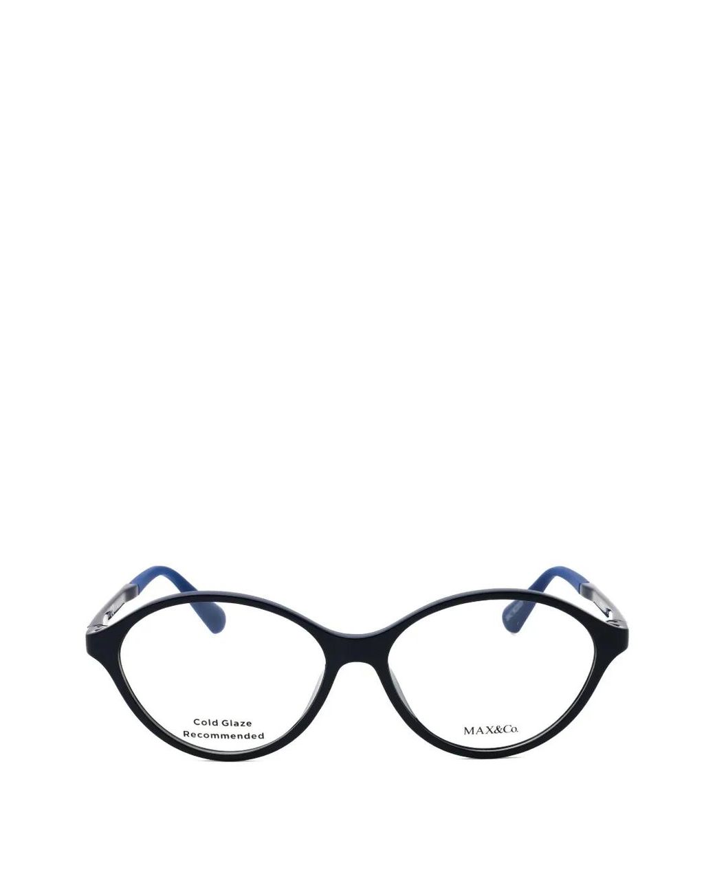 MAX&Co. Black Oval-Frame Glasses