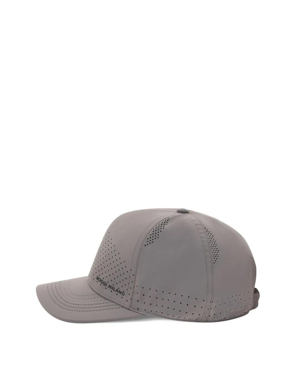 Boggi Gray Casquette À Design Perforé for men